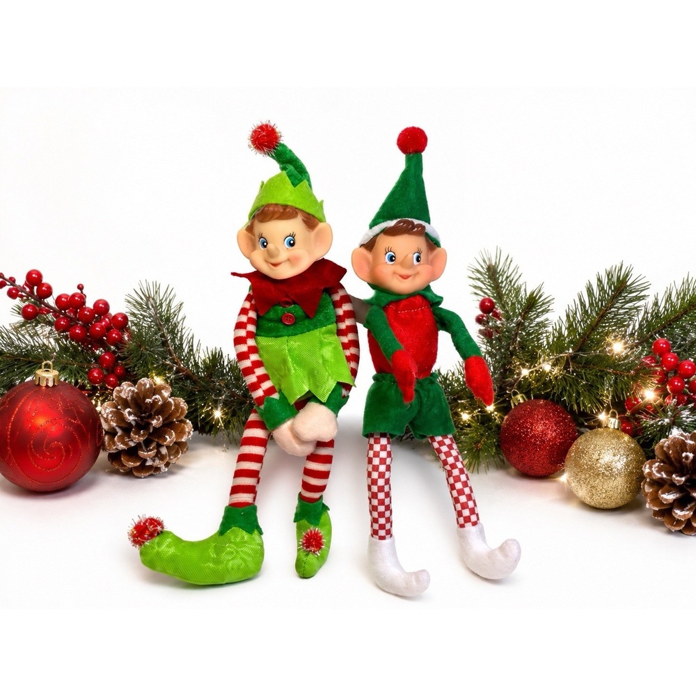2 Hobby Lobby Elves 10" So Cute! Christmas Holiday New